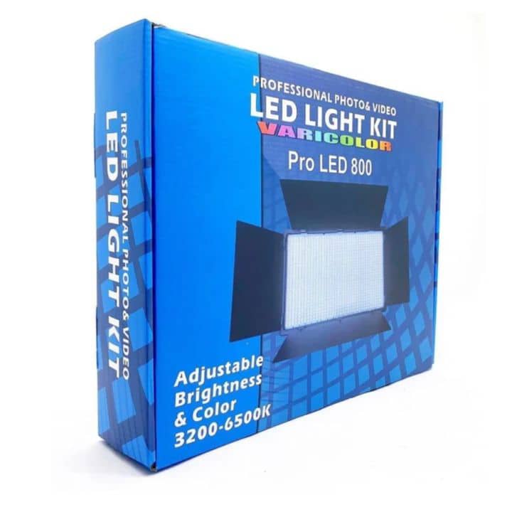 Pro LED 800 Light Kit + Tripod Stand + Batteries