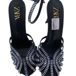 ZARA Luxury Crystal-Embellished Heels